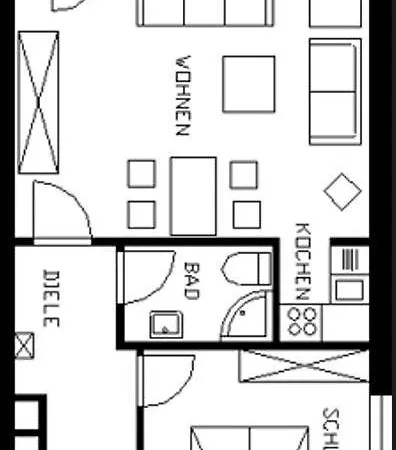 Apartment Haus Oberlin 7 Borkum